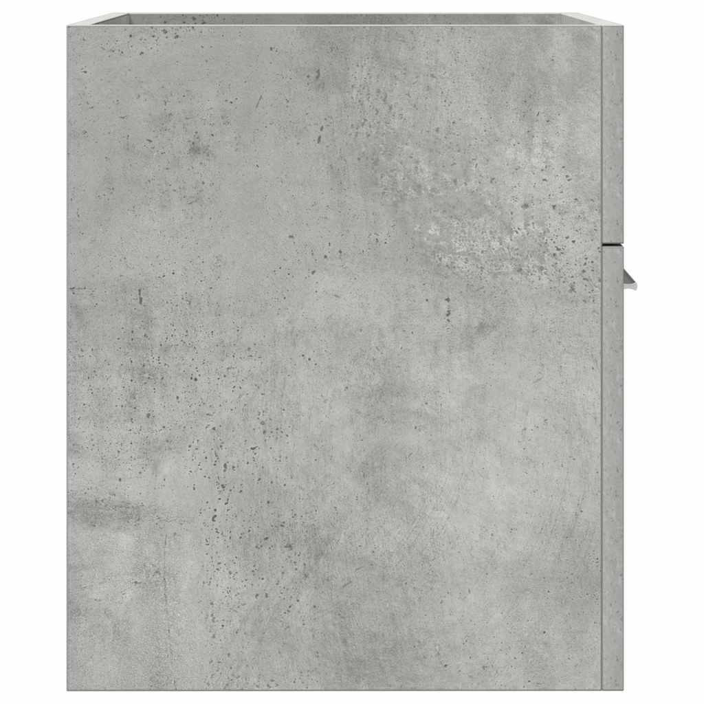 Wastafelkast 41x38,5x46 cm bewerkt hout betongrijs is nu te koop bij PeponiXL, paradijselijk wonen!