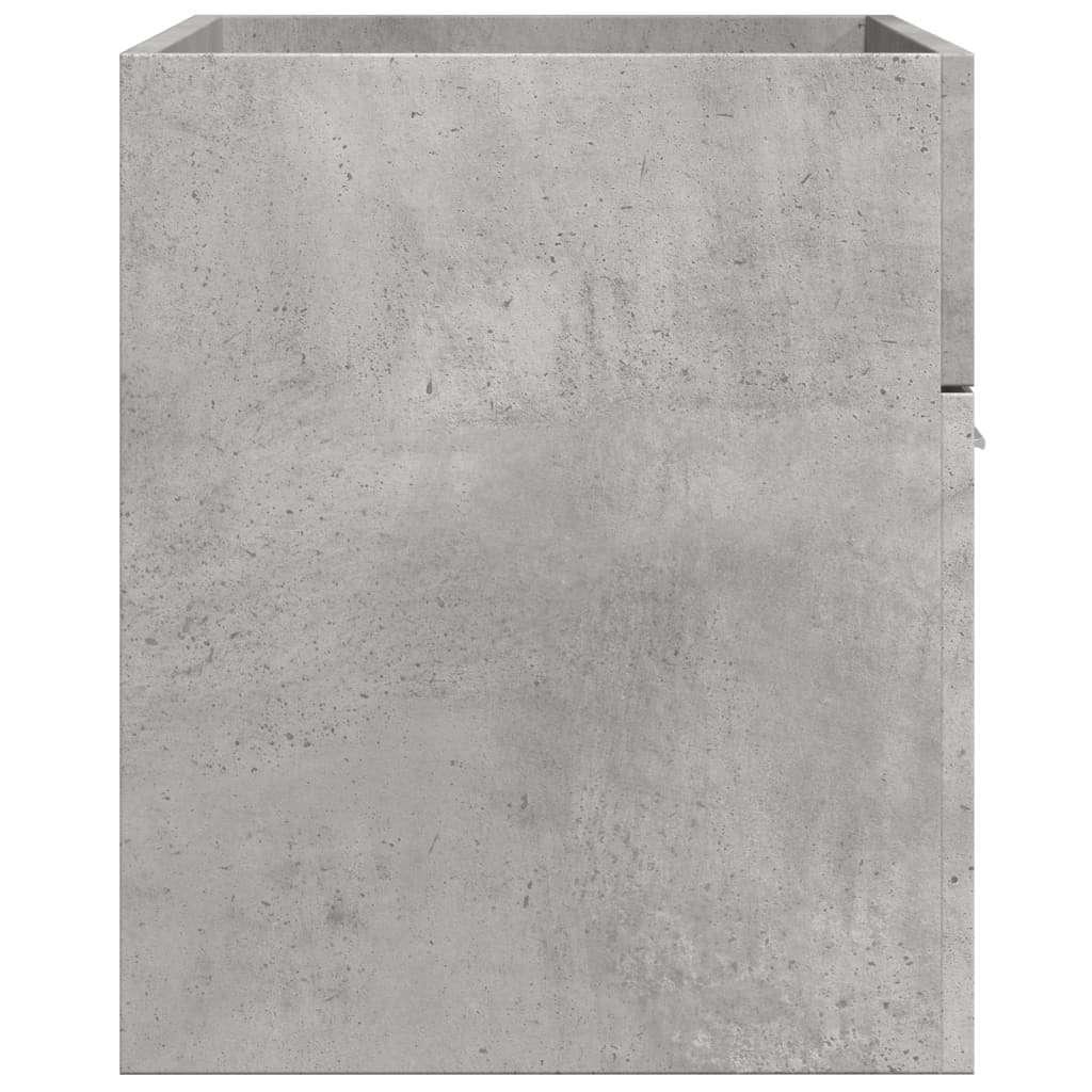 Wastafelkast 80x38,5x46 cm spaanplaat betongrijs is nu te koop bij PeponiXL, paradijselijk wonen!