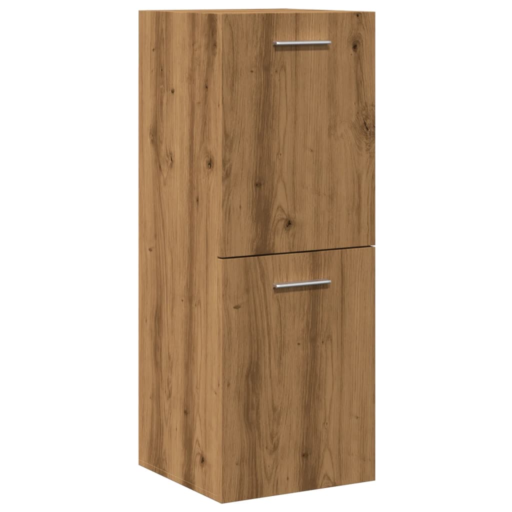 Badkamerwandkast 30x30x80 cm bewerkt hout artisanaal eikenkleur is nu te koop bij PeponiXL, paradijselijk wonen!