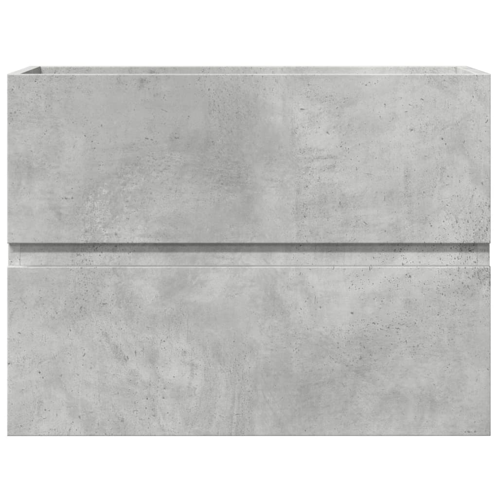Badkamerkast 60x38,5x45 cm bewerkt hout betongrijs is nu te koop bij PeponiXL, paradijselijk wonen!