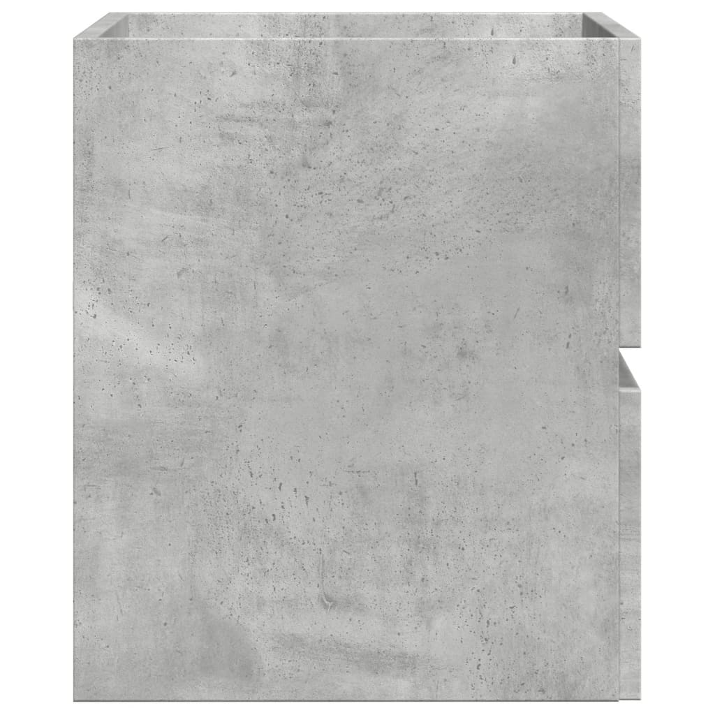 Badkamerkast 60x38,5x45 cm bewerkt hout betongrijs is nu te koop bij PeponiXL, paradijselijk wonen!