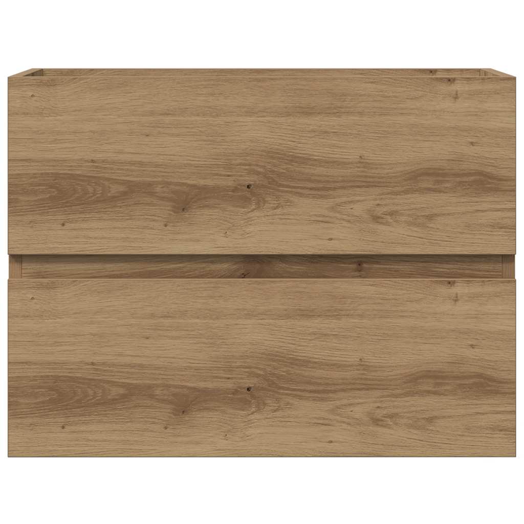 Badkamerkast 60x38,5x45 cm bewerkt hout artisanaal eikenkleurig is nu te koop bij PeponiXL, paradijselijk wonen!