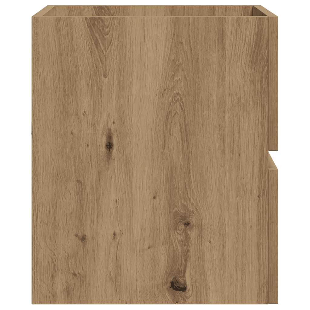 Badkamerkast 60x38,5x45 cm bewerkt hout artisanaal eikenkleurig is nu te koop bij PeponiXL, paradijselijk wonen!