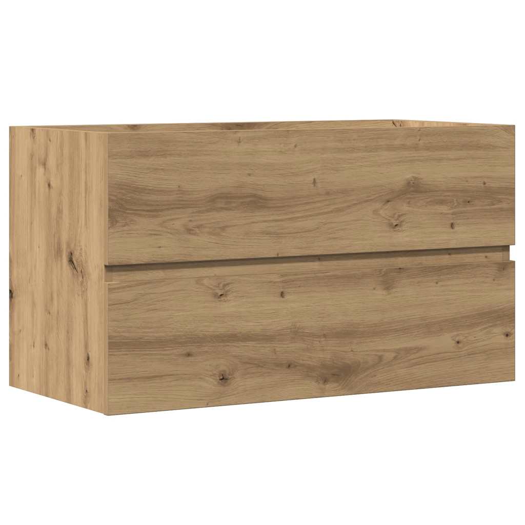 Badkamerwandkast 80x38,5x45 cm bewerkt hout artisanaal eiken is nu te koop bij PeponiXL, paradijselijk wonen!