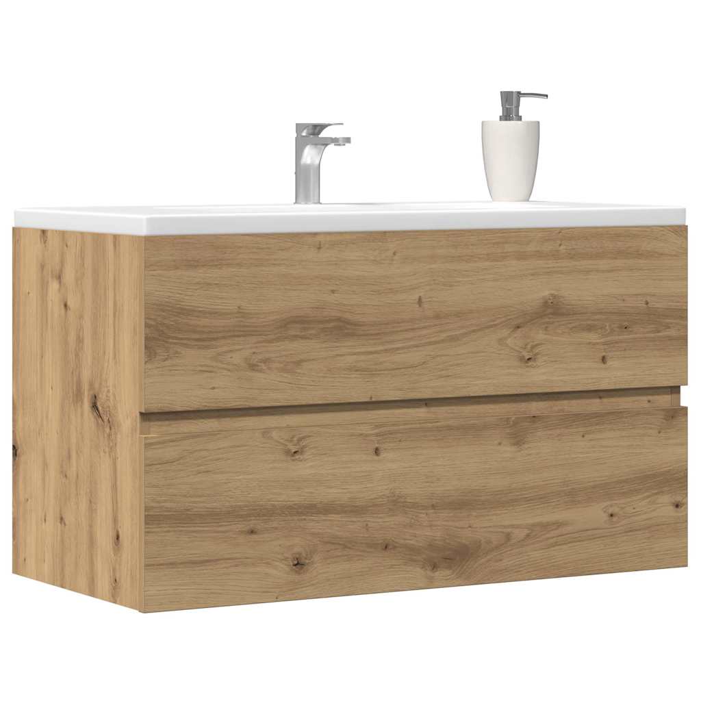 Badkamerwandkast 80x38,5x45 cm bewerkt hout artisanaal eiken is nu te koop bij PeponiXL, paradijselijk wonen!