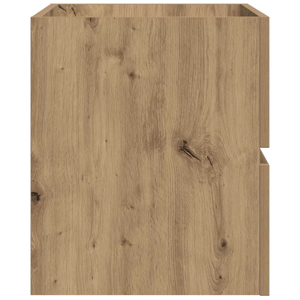 Badkamerwandkast 80x38,5x45 cm bewerkt hout artisanaal eiken is nu te koop bij PeponiXL, paradijselijk wonen!
