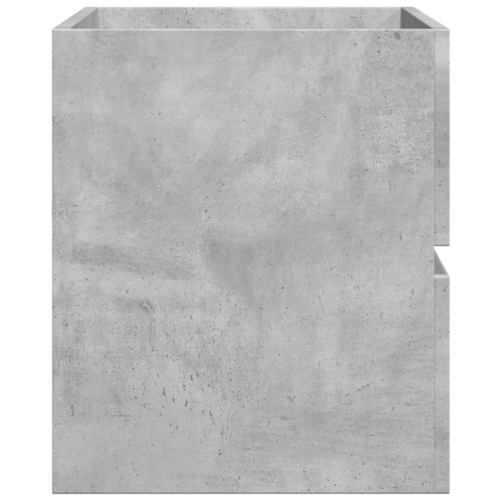 Wastafelkast 90x38,5x45 cm spaanplaat betongrijs is nu te koop bij PeponiXL, paradijselijk wonen!