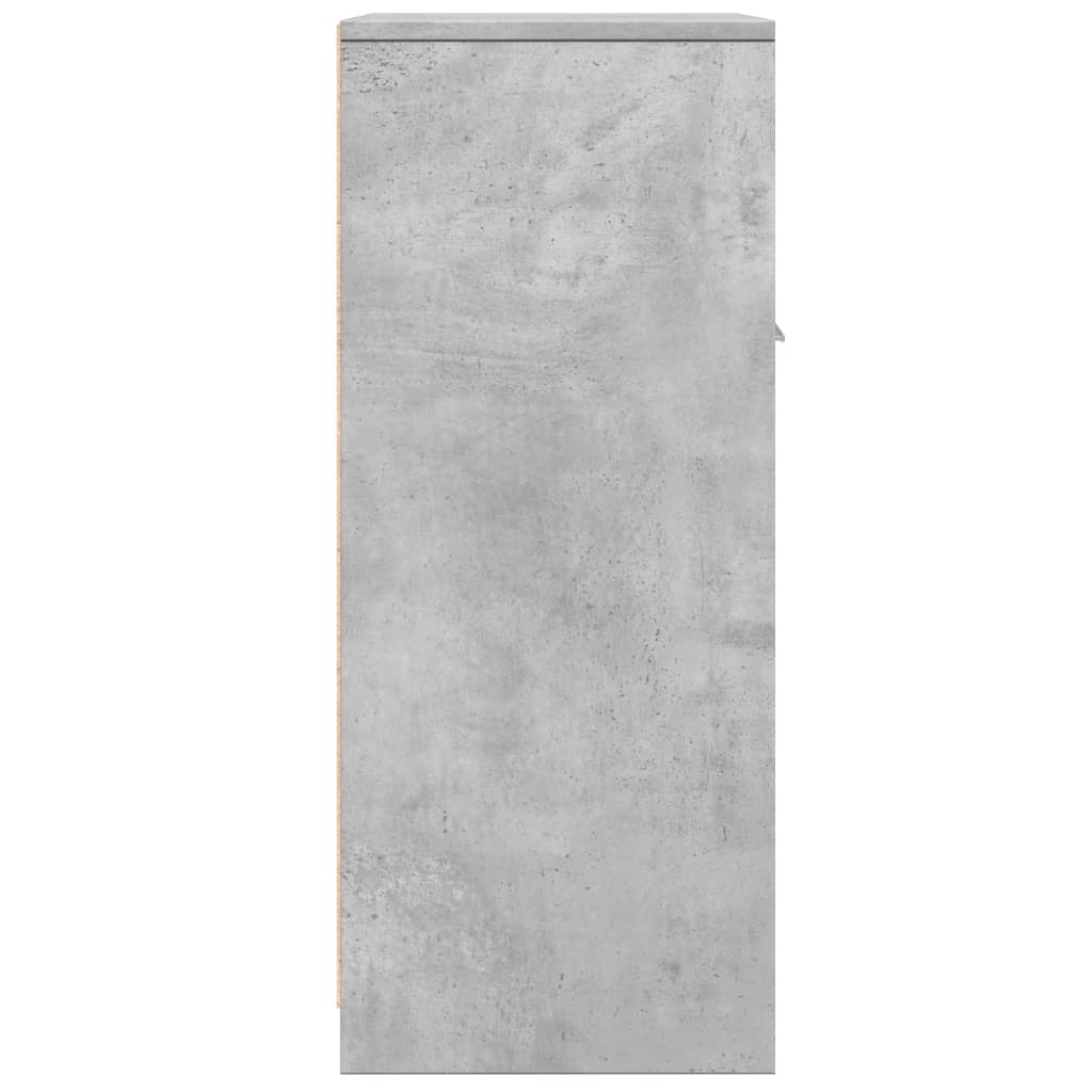 Badkamerkast 60x33x80 cm spaanplaat betongrijs is nu te koop bij PeponiXL, paradijselijk wonen!