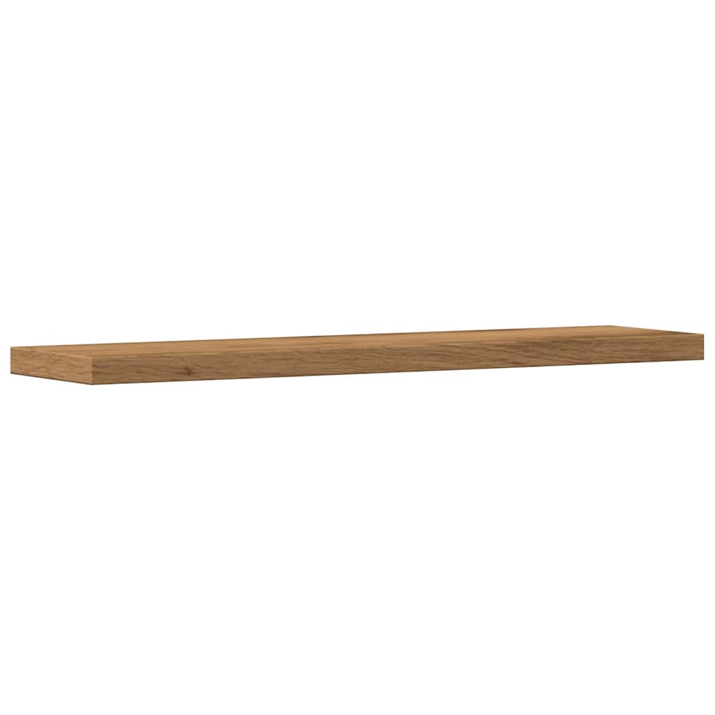 Wandschappen 4 st 40x10x1,5 cm bewerkt hout artisanaal eiken is nu te koop bij PeponiXL, paradijselijk wonen!