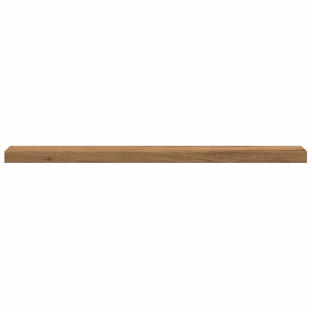 Wandschappen 4 st 40x10x1,5 cm bewerkt hout artisanaal eiken is nu te koop bij PeponiXL, paradijselijk wonen!