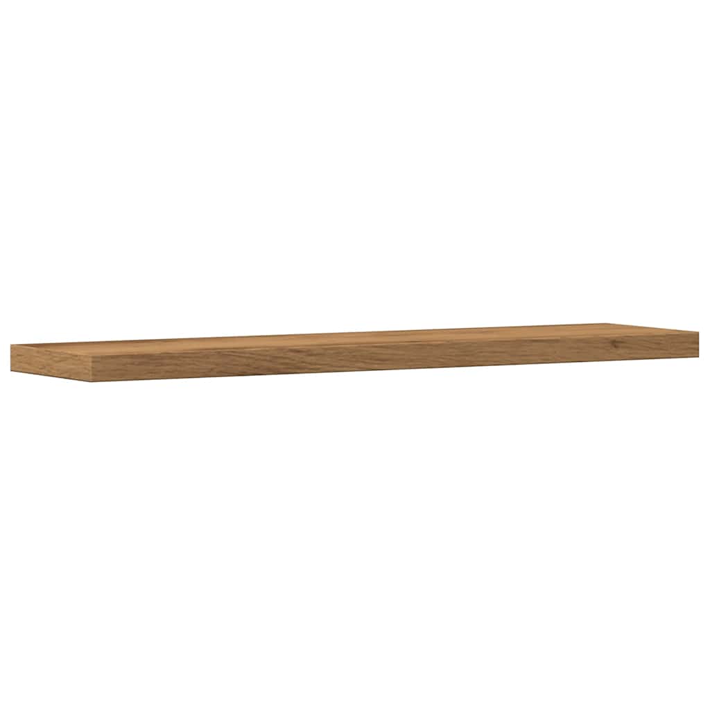 Wandschappen 4 st 40x10x1,5 cm bewerkt hout artisanaal eiken is nu te koop bij PeponiXL, paradijselijk wonen!