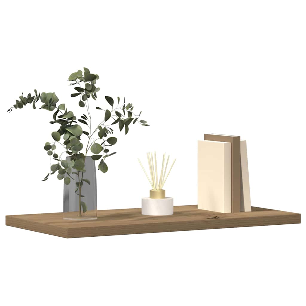 Wandschappen 4 st 40x20x1,5 cm bewerkt hout artisanaal eiken is nu te koop bij PeponiXL, paradijselijk wonen!