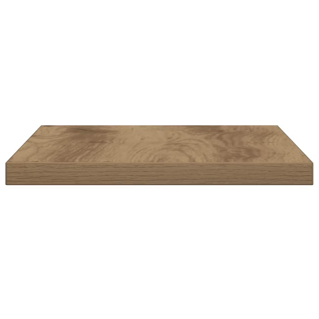 Wandschappen 4 st 40x20x1,5 cm bewerkt hout artisanaal eiken is nu te koop bij PeponiXL, paradijselijk wonen!