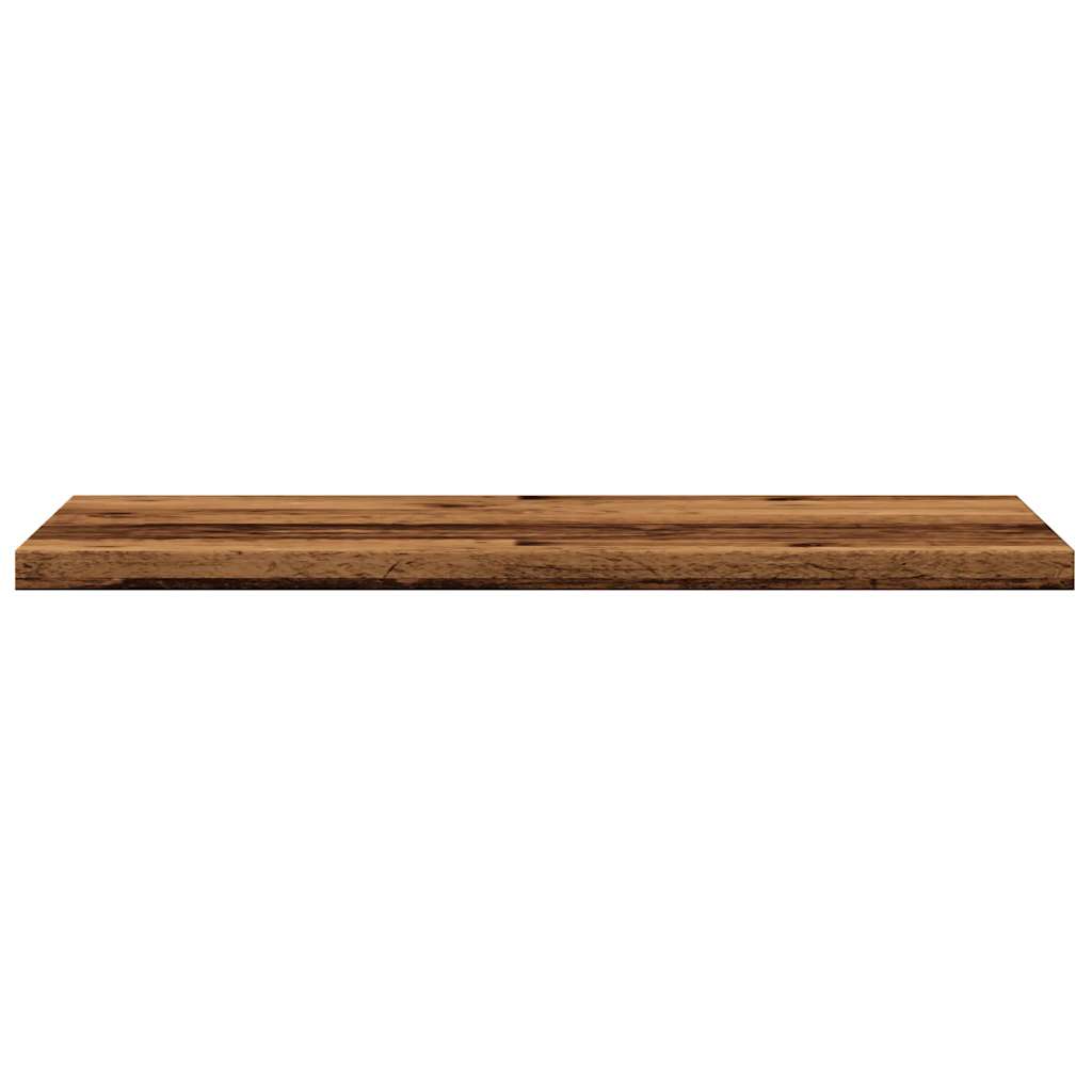 Wandschappen 4 st 40x30x1,5 cm bewerkt hout oud houtkleurig is nu te koop bij PeponiXL, paradijselijk wonen!
