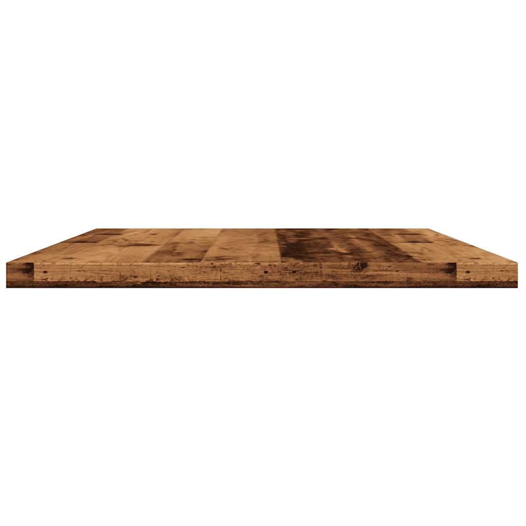 Wandschappen 4 st 40x30x1,5 cm bewerkt hout oud houtkleurig is nu te koop bij PeponiXL, paradijselijk wonen!