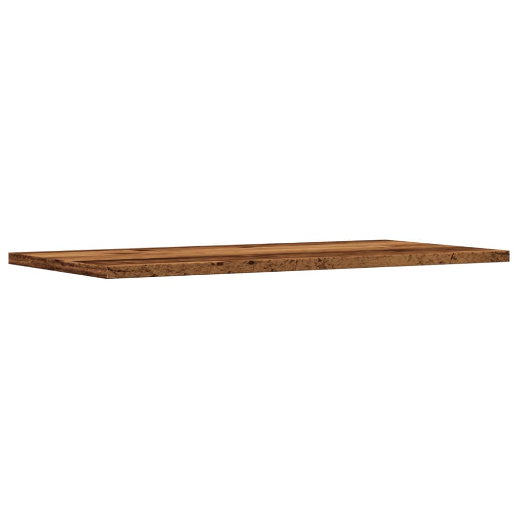 Wandschappen 4 st 60x30x1,5 cm bewerkt hout oud houtkleurig is nu te koop bij PeponiXL, paradijselijk wonen!