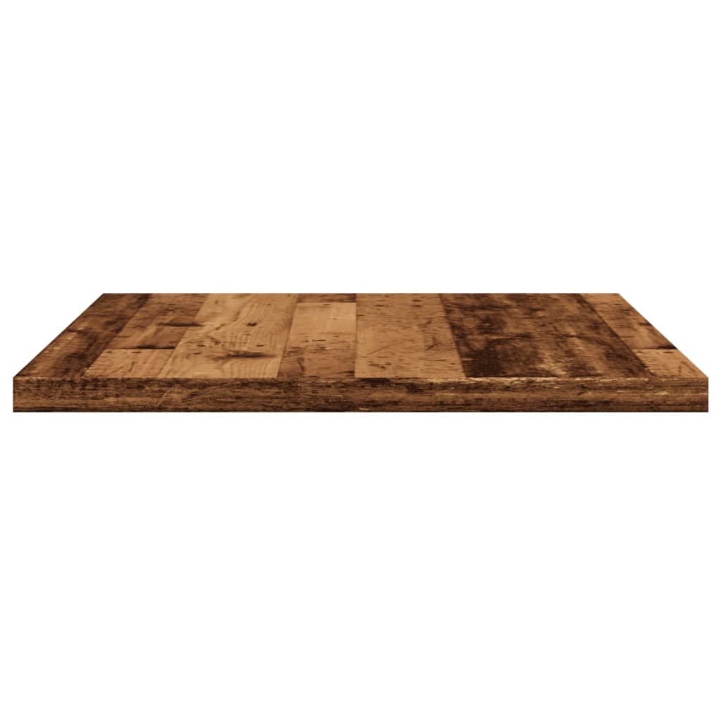 Wandschappen 4 st 60x30x1,5 cm bewerkt hout oud houtkleurig is nu te koop bij PeponiXL, paradijselijk wonen!