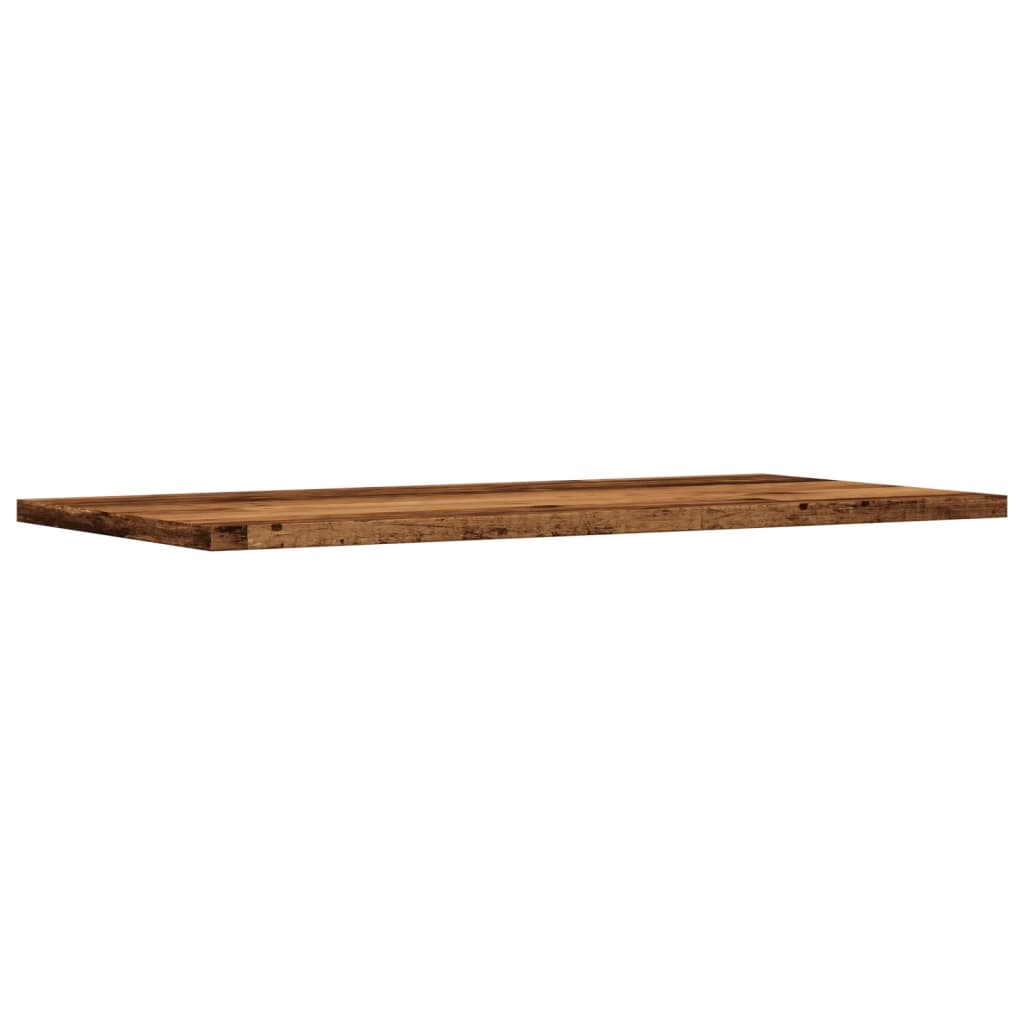 Wandschappen 4 st 60x30x1,5 cm bewerkt hout oud houtkleurig is nu te koop bij PeponiXL, paradijselijk wonen!