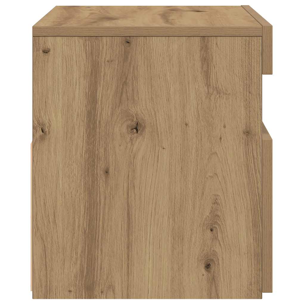Tv-meubels met LED 2 st bewerkt hout artisanaal eiken is nu te koop bij PeponiXL, paradijselijk wonen!