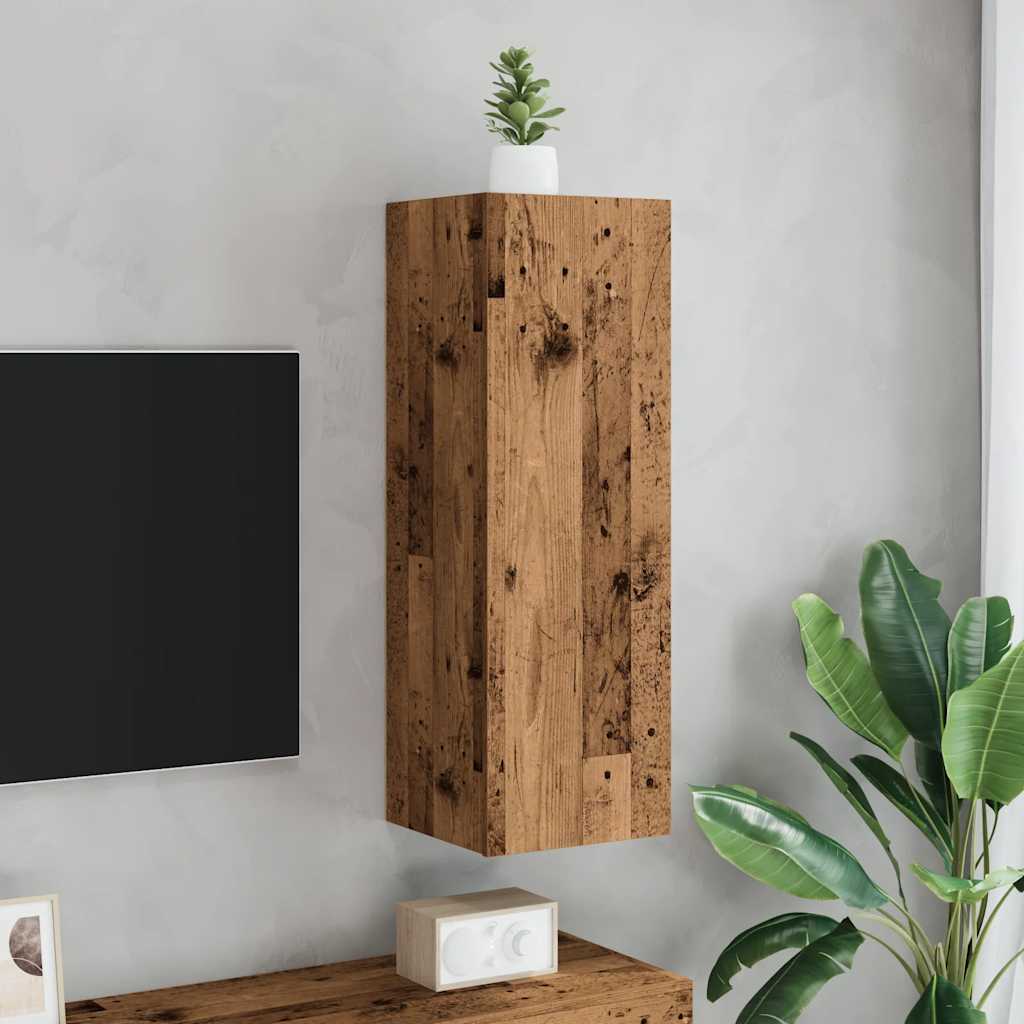 Tv-meubel 30,5x30x90 cm bewerkt hout oud houtkleurig is nu te koop bij PeponiXL, paradijselijk wonen!
