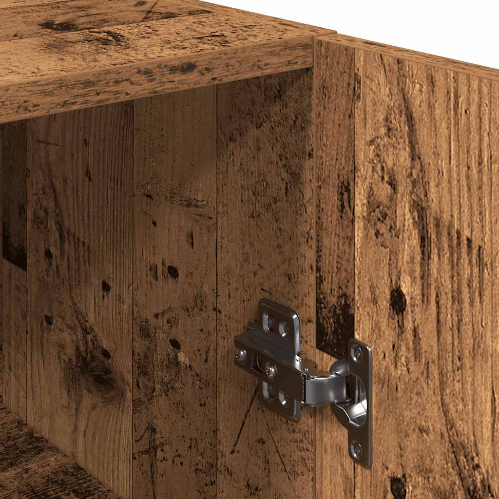Tv-meubel 30,5x30x90 cm bewerkt hout oud houtkleurig is nu te koop bij PeponiXL, paradijselijk wonen!