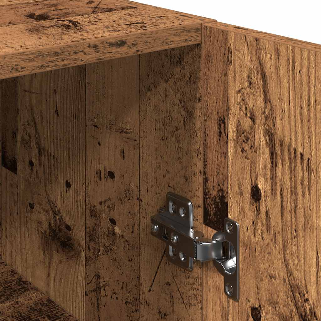 Tv-meubelen 2 st 30,5x30x90 cm bewerkt hout oud houtkleurig is nu te koop bij PeponiXL, paradijselijk wonen!