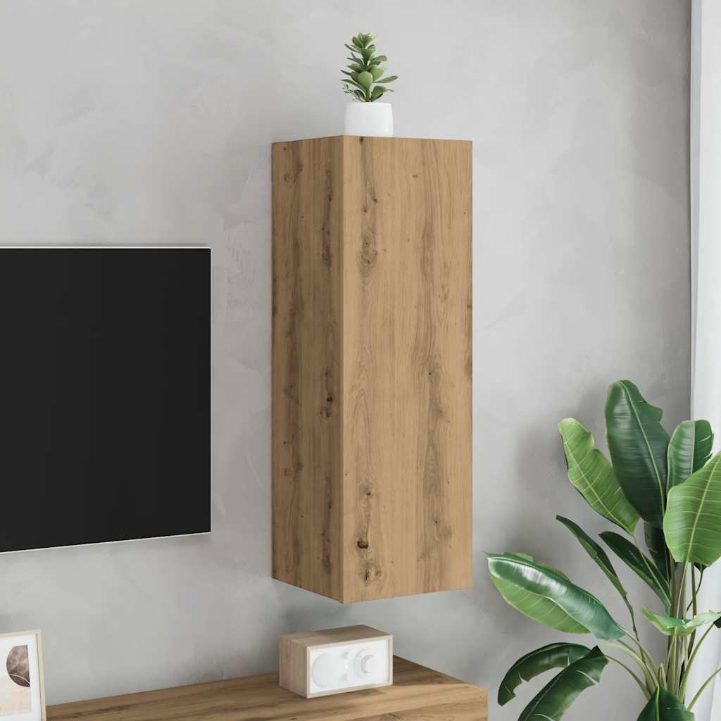 Tv-meubel 30,5x30x90 cm bewerkt hout artisanaal eikenkleurig is nu te koop bij PeponiXL, paradijselijk wonen!