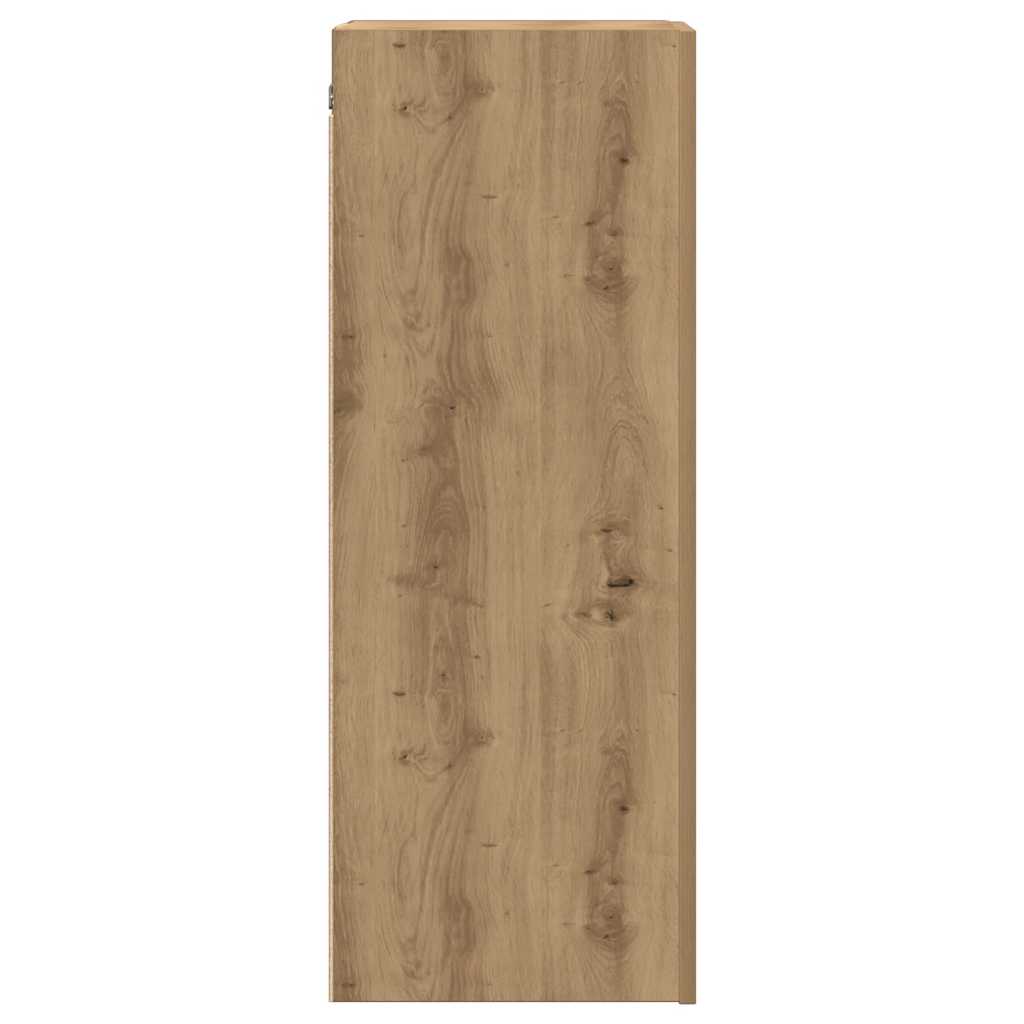 Tv-meubel 30,5x30x90 cm bewerkt hout artisanaal eikenkleurig is nu te koop bij PeponiXL, paradijselijk wonen!