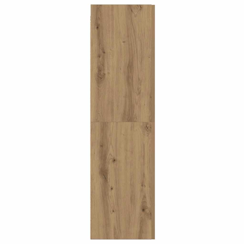 Tv-meubel 30,5x30x110 cm bewerkt hout artisanaal eikenkleur is nu te koop bij PeponiXL, paradijselijk wonen!