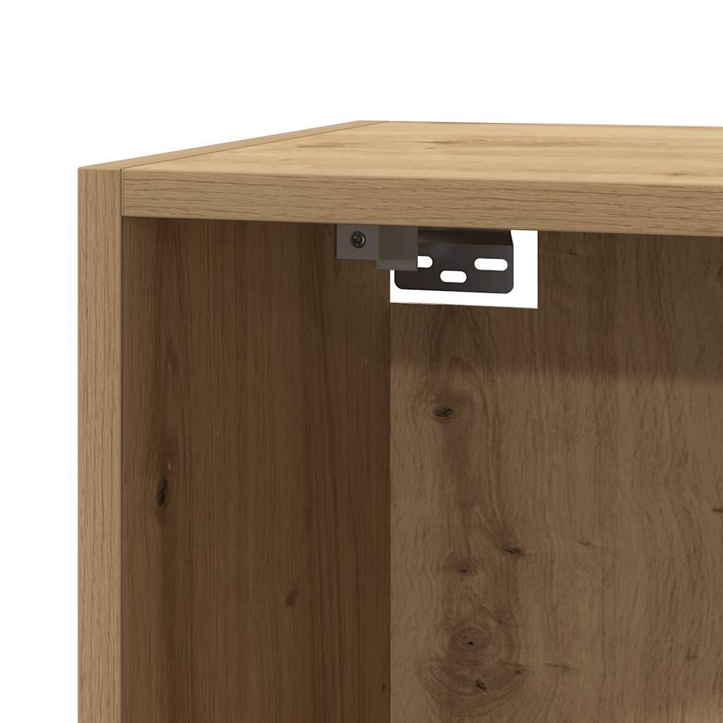 Tv-meubel 30,5x30x110 cm bewerkt hout artisanaal eikenkleur is nu te koop bij PeponiXL, paradijselijk wonen!