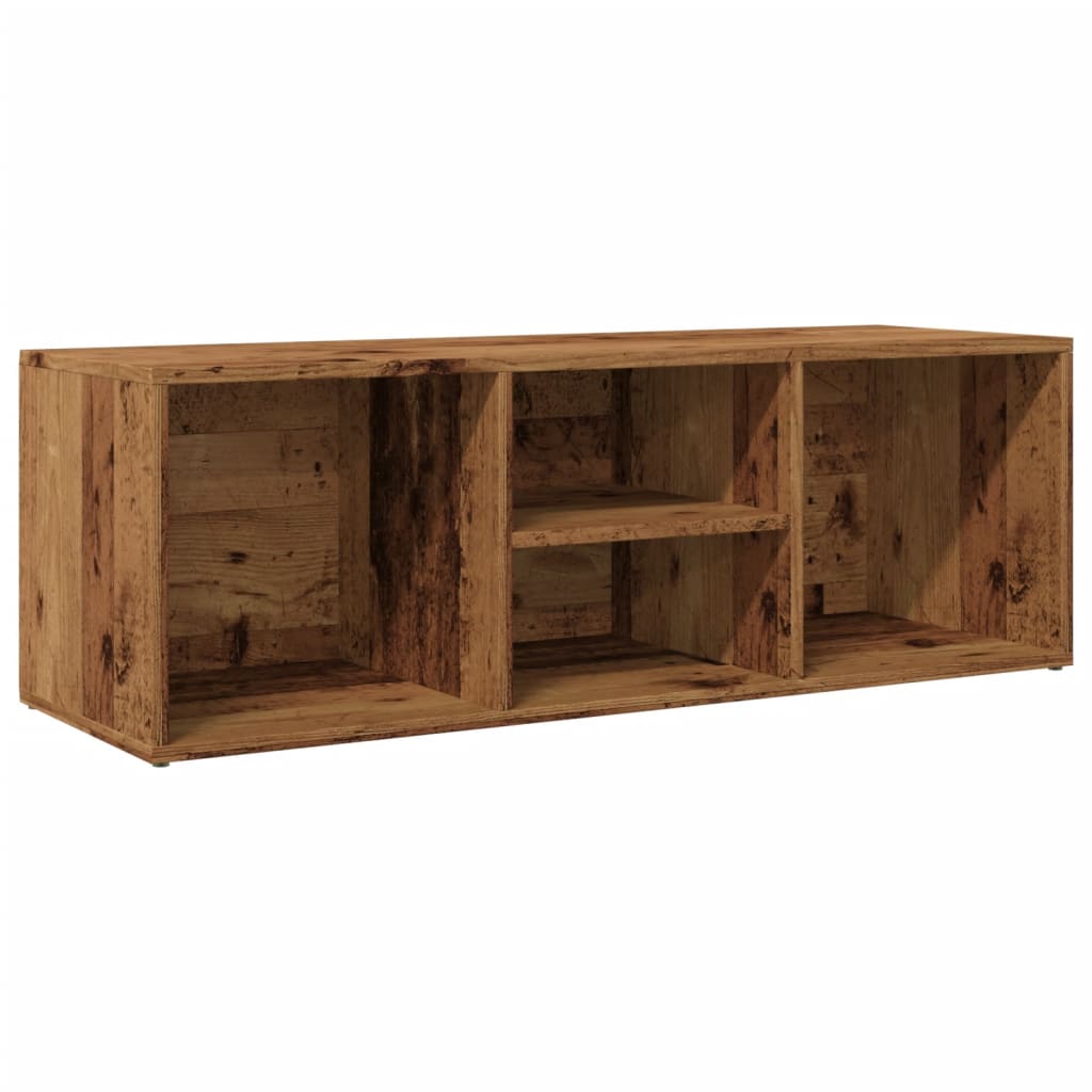 Schoenenopbergbank 105x35x35 cm bewerkt hout oud houtkleurig is nu te koop bij PeponiXL, paradijselijk wonen!