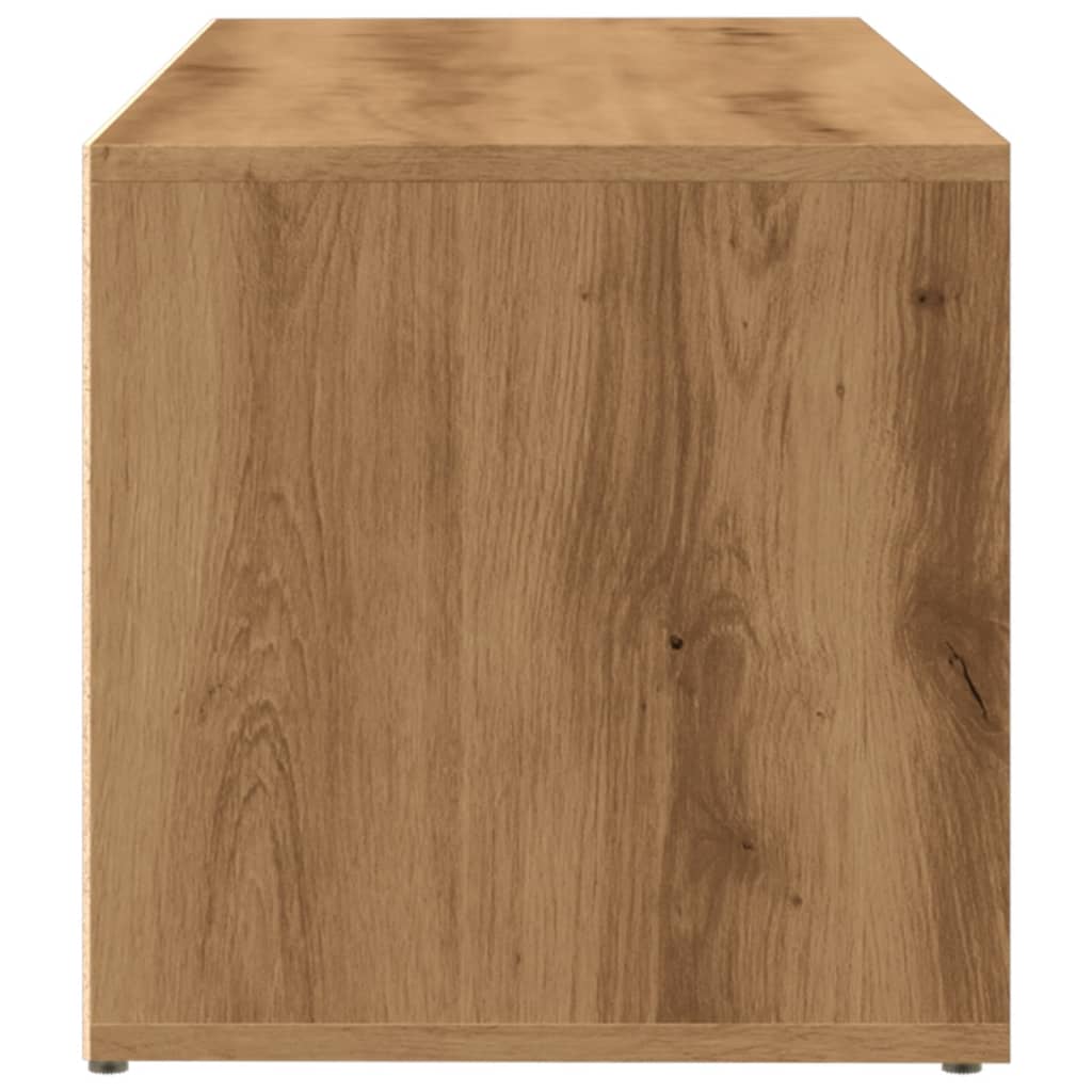Schoenenopbergbank 105x35x35 cm bewerkt hout artisanaal eiken is nu te koop bij PeponiXL, paradijselijk wonen!