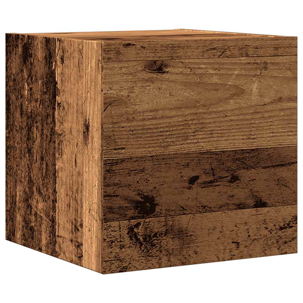 Tv-wandmeubel 30,5x30x30 cm oud houtkleurig is nu te koop bij PeponiXL, paradijselijk wonen!