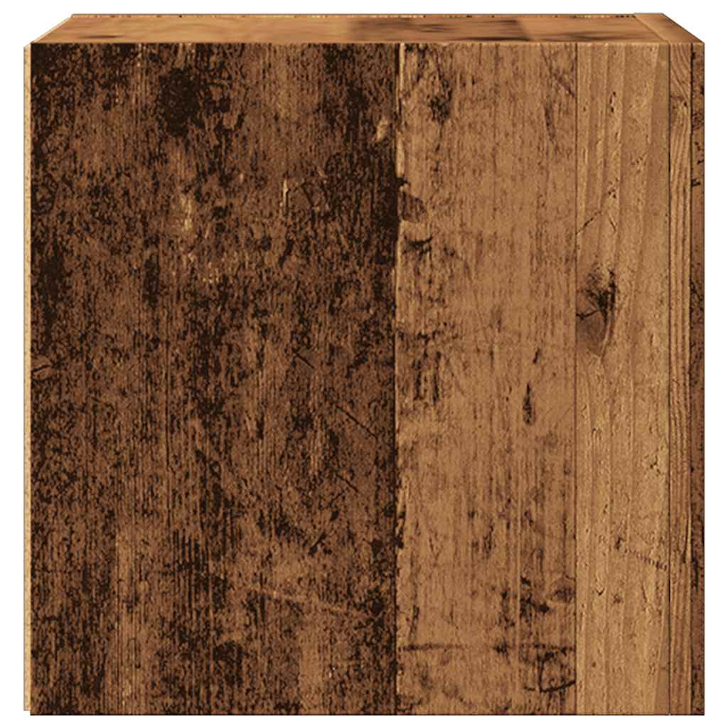 Tv-wandmeubel 30,5x30x30 cm oud houtkleurig is nu te koop bij PeponiXL, paradijselijk wonen!