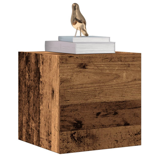 Tv-wandmeubel 30,5x30x30 cm oud houtkleurig is nu te koop bij PeponiXL, paradijselijk wonen!