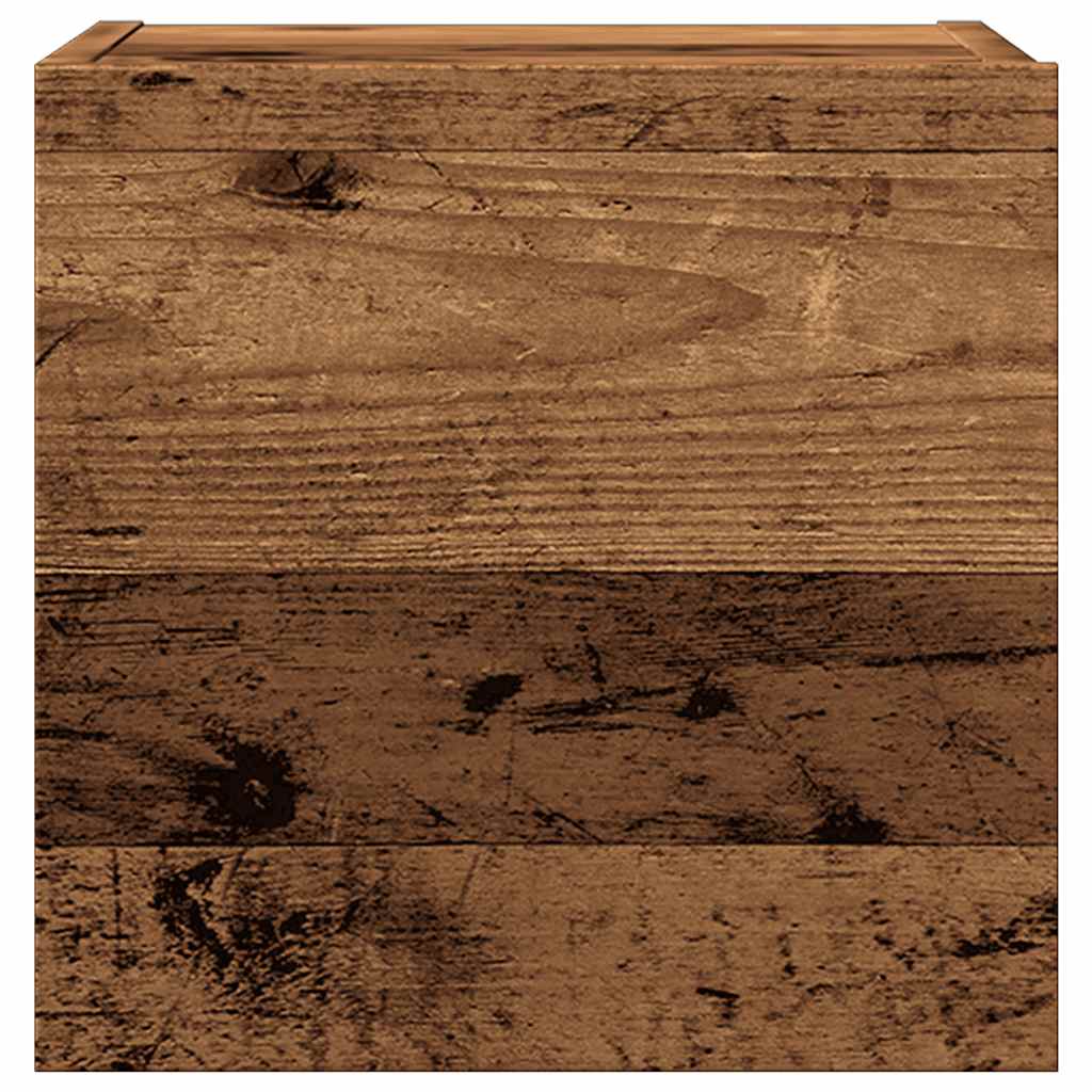 Tv-wandmeubelen 2 st 30,5x30x30 cm oud houtkleurig is nu te koop bij PeponiXL, paradijselijk wonen!