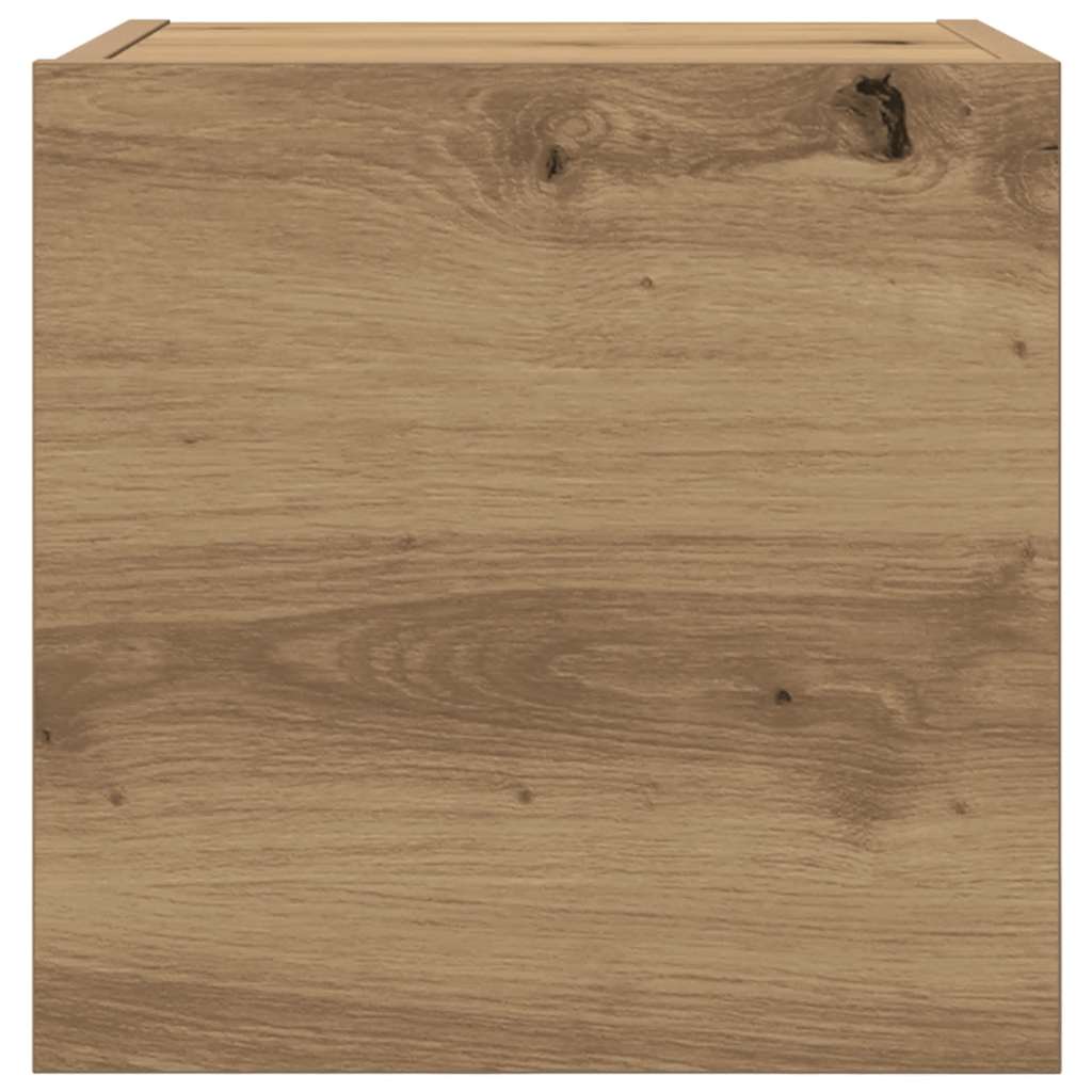 Tv-wandmeubelen 2 st 30,5x30x30 cm artisanaal eikenkleurig is nu te koop bij PeponiXL, paradijselijk wonen!