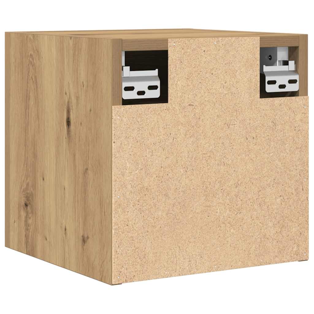 Tv-wandmeubelen 2 st 30,5x30x30 cm artisanaal eikenkleurig is nu te koop bij PeponiXL, paradijselijk wonen!