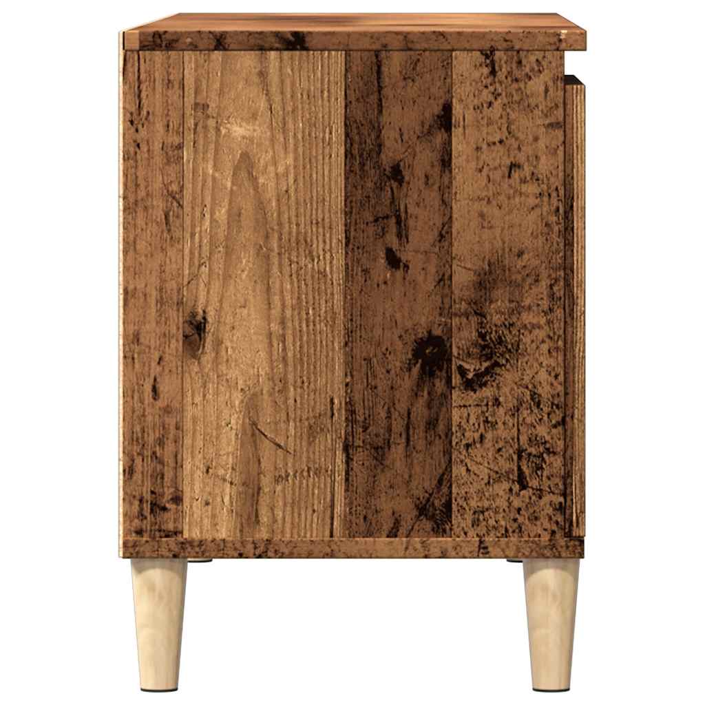 Tv-meubel 102x35x50 cm bewerkt hout oud houtkleurig is nu te koop bij PeponiXL, paradijselijk wonen!