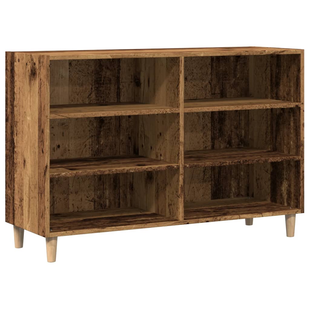 Dressoir 103,5x35x70 cm bewerkt hout oud houtkleurig is nu te koop bij PeponiXL, paradijselijk wonen!