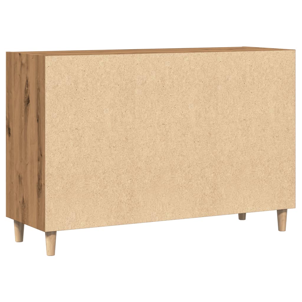 Dressoir 103,5x35x70 cm bewerkt hout artisanaal eikenkleurig is nu te koop bij PeponiXL, paradijselijk wonen!