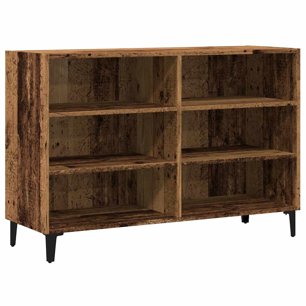Dressoir 103,5x35x70 cm bewerkt hout oud houtkleurig is nu te koop bij PeponiXL, paradijselijk wonen!