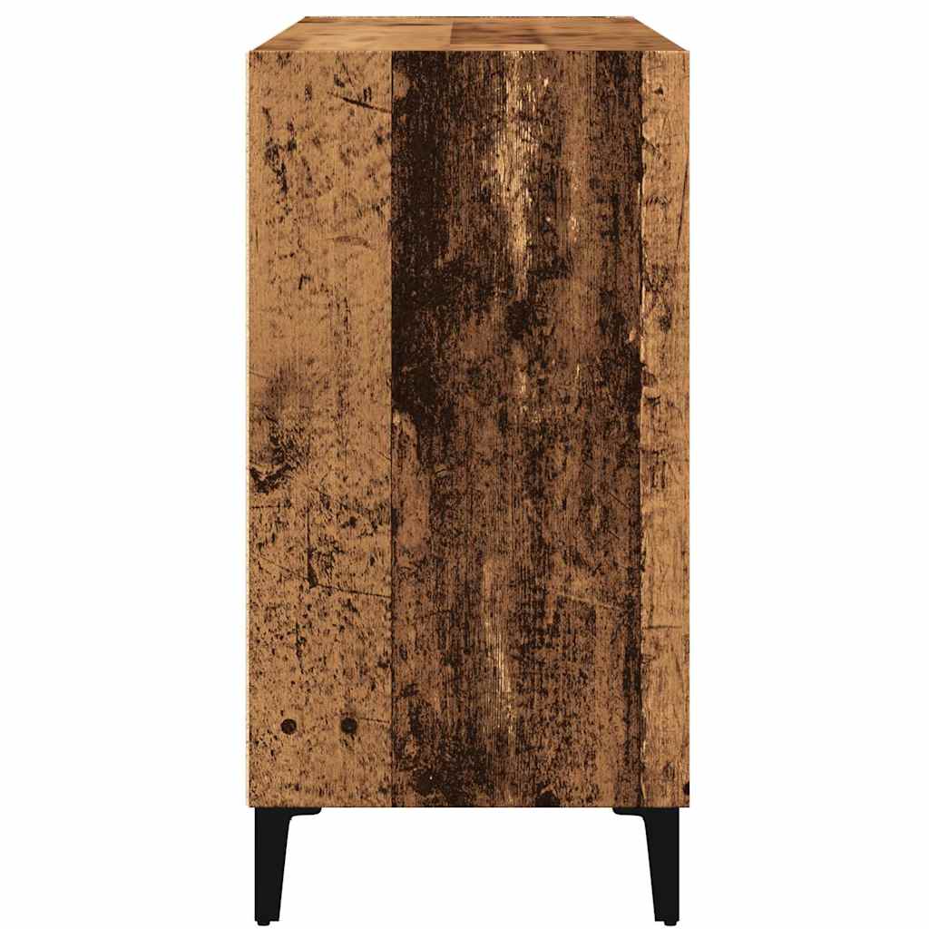 Dressoir 103,5x35x70 cm bewerkt hout oud houtkleurig is nu te koop bij PeponiXL, paradijselijk wonen!