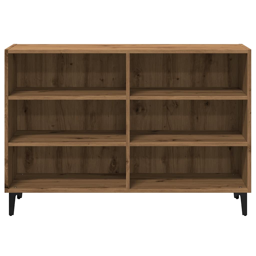 Dressoir 103,5x35x70 cm bewerkt hout artisanaal eikenkleurig is nu te koop bij PeponiXL, paradijselijk wonen!