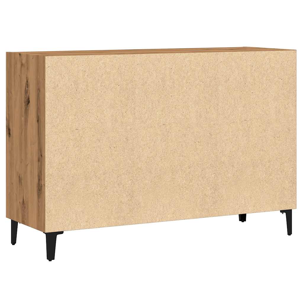 Dressoir 103,5x35x70 cm bewerkt hout artisanaal eikenkleurig is nu te koop bij PeponiXL, paradijselijk wonen!