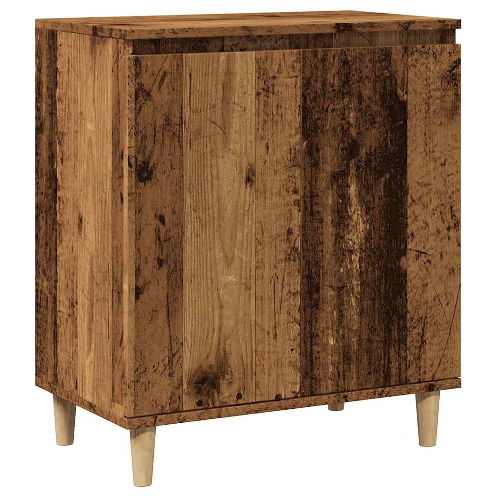 Dressoir 60x35x70 cm bewerkt hout oud houtkleurig is nu te koop bij PeponiXL, paradijselijk wonen!