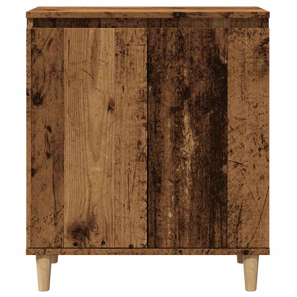 Dressoir 60x35x70 cm bewerkt hout oud houtkleurig is nu te koop bij PeponiXL, paradijselijk wonen!