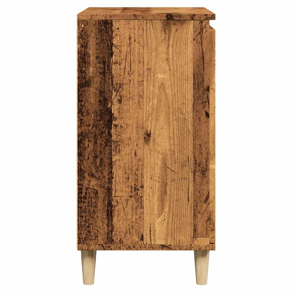 Dressoir 60x35x70 cm bewerkt hout oud houtkleurig is nu te koop bij PeponiXL, paradijselijk wonen!