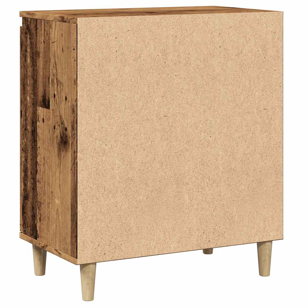 Dressoir 60x35x70 cm bewerkt hout oud houtkleurig is nu te koop bij PeponiXL, paradijselijk wonen!