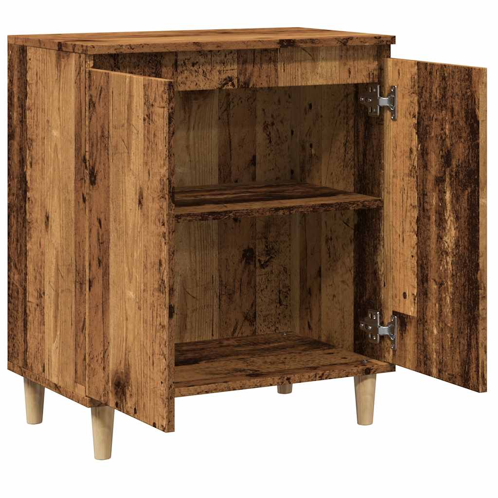 Dressoir 60x35x70 cm bewerkt hout oud houtkleurig is nu te koop bij PeponiXL, paradijselijk wonen!